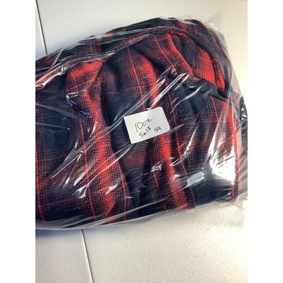 🍁 Susan Betro Plaid Bell Sleeve Blouse – Women’s 1X – Red/Blue Fall Vibes - Picture 11 of 12